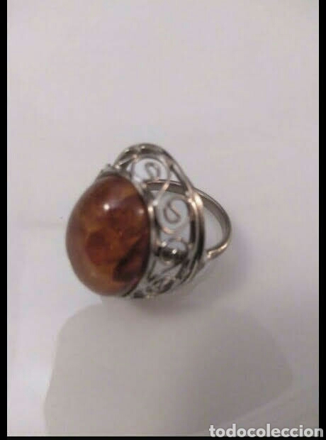 Joyeria: Anillo de ambar baltico - Foto 2