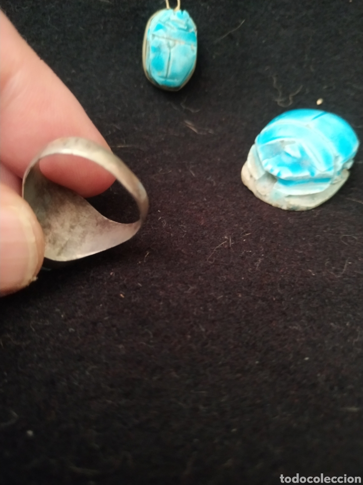 Joyeria: Lote egipcio de anillo ,colgante - Foto 3