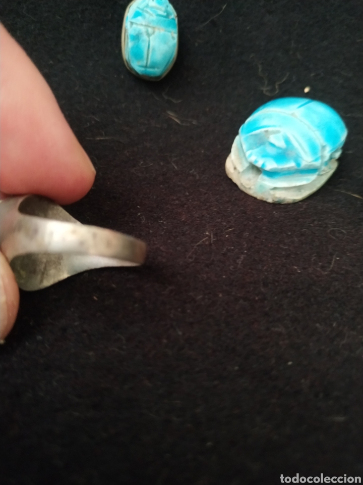 Joyeria: Lote egipcio de anillo ,colgante - Foto 4