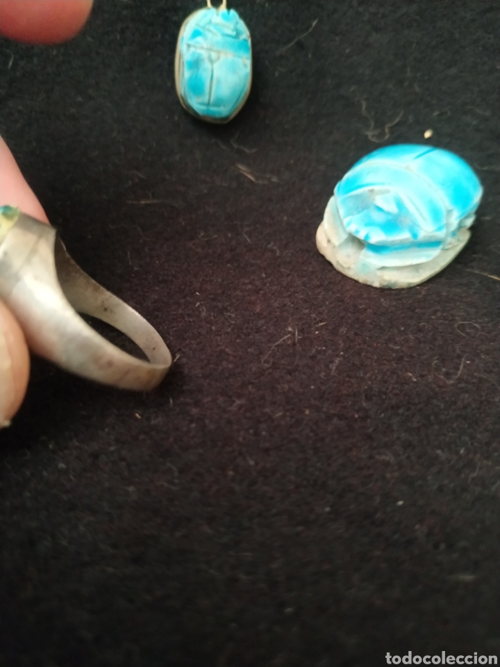 Joyeria: Lote egipcio de anillo ,colgante - Foto 5