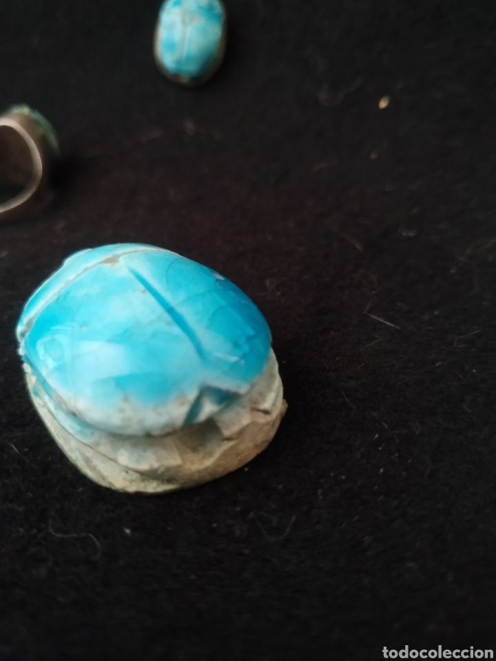 Joyeria: Lote egipcio de anillo ,colgante - Foto 12