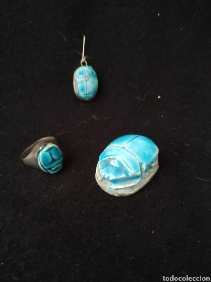 Joyeria: Lote egipcio de anillo ,colgante - Foto 16