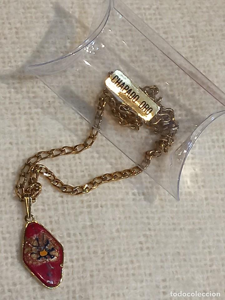 Joyeria: COLGANTE (ESMALTE-GRANATE-ROMBO) cadena - Foto 7