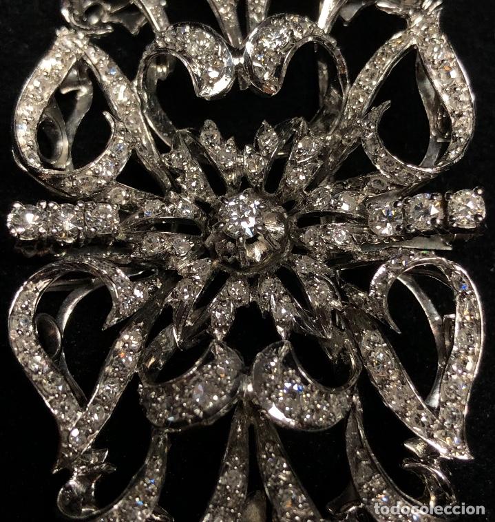 Joyeria: Broche de oro blanco y diamantes - Foto 2