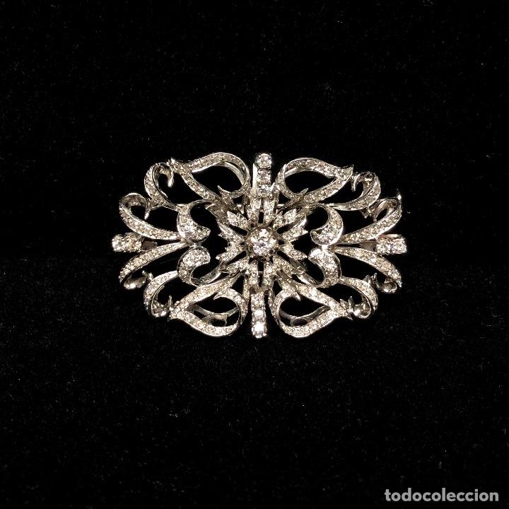Joyeria: Broche de oro blanco y diamantes - Foto 3
