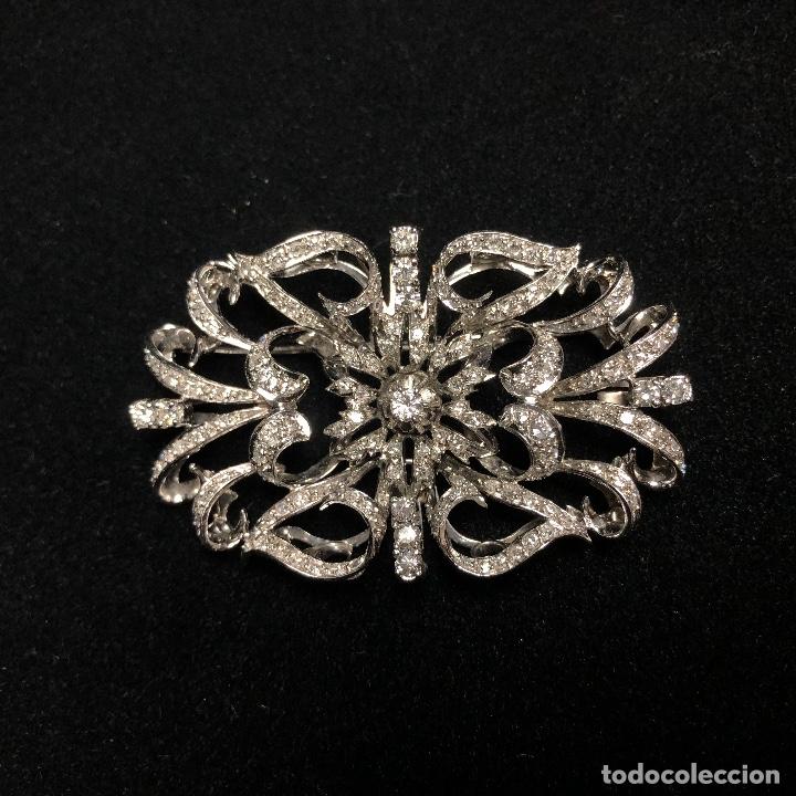 Joyeria: Broche de oro blanco y diamantes - Foto 4