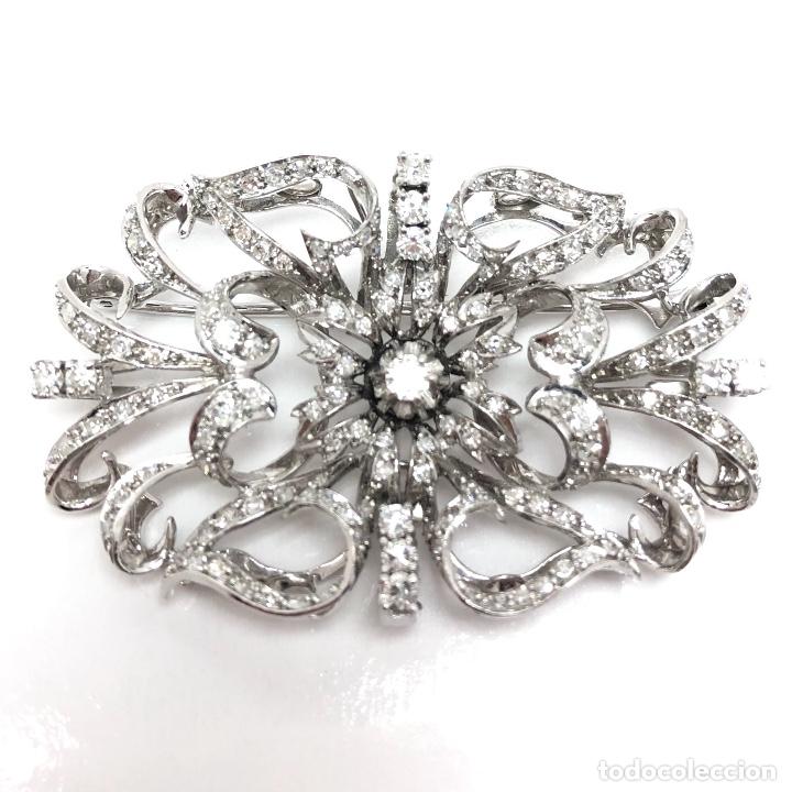 Joyeria: Broche de oro blanco y diamantes - Foto 6