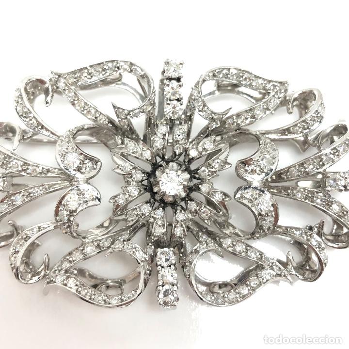 Joyeria: Broche de oro blanco y diamantes - Foto 8