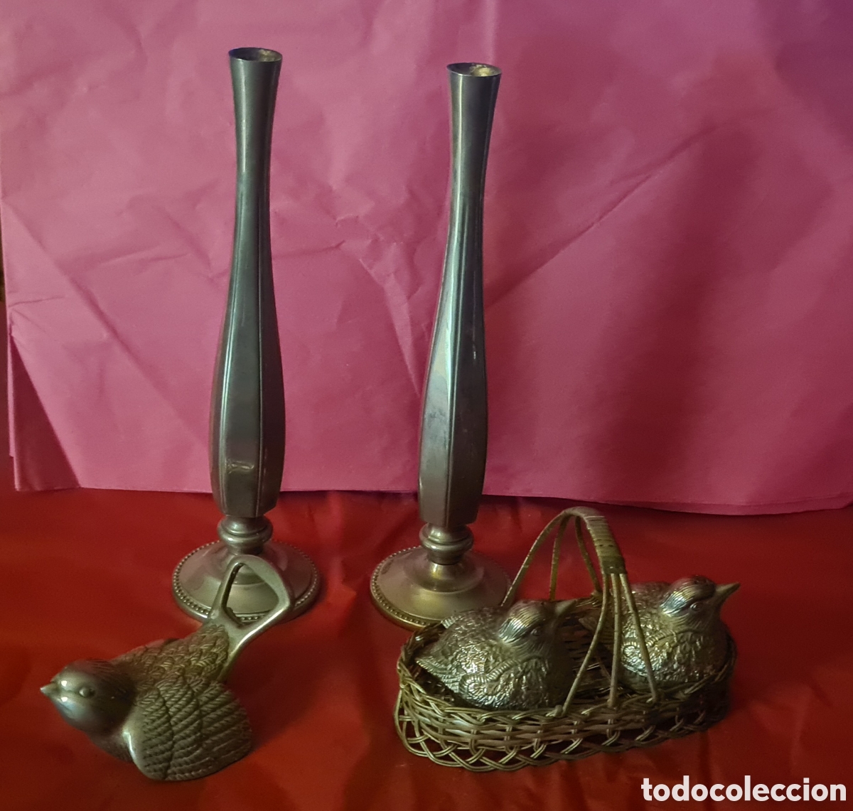 Joyeria: Lote de decoraci&oacute;n para mesa en maillechort - Foto 1