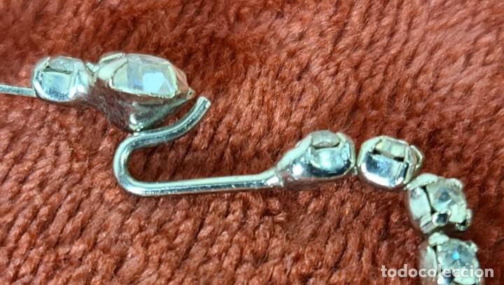 Joyeria: CONJUNTO DE COLLAR Y PENDIENTES. STRASS ENGARZADO. CIRCA 1940. - Foto 12