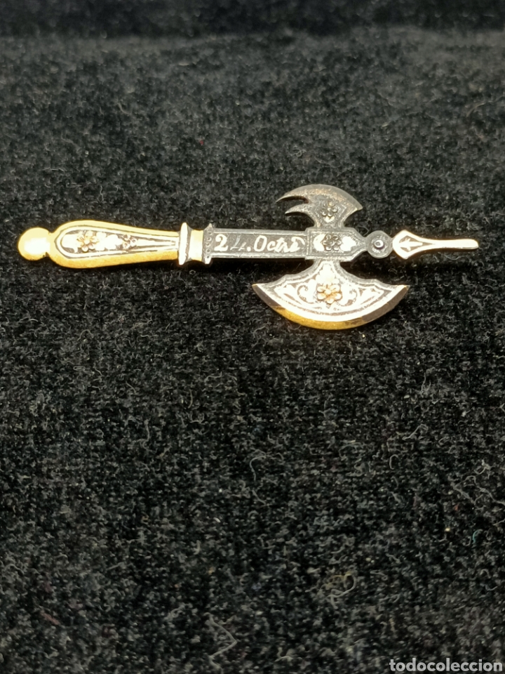 Joyeria: Broche de mahorra damasquinado - Foto 1