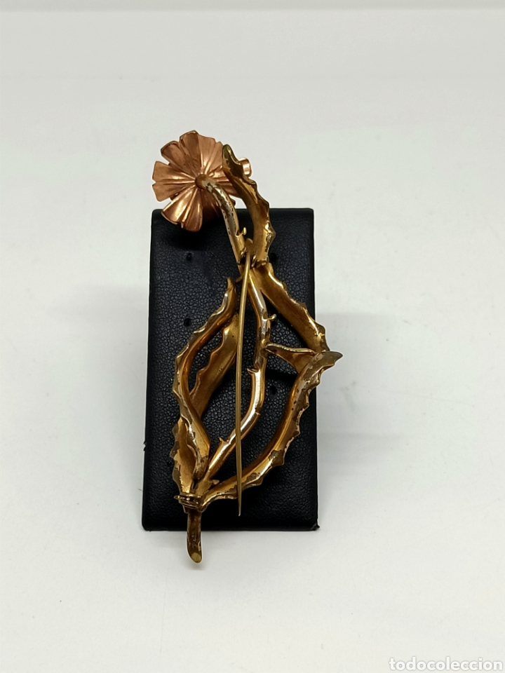 Joyeria: Broche antiguo metal platedao - Foto 2