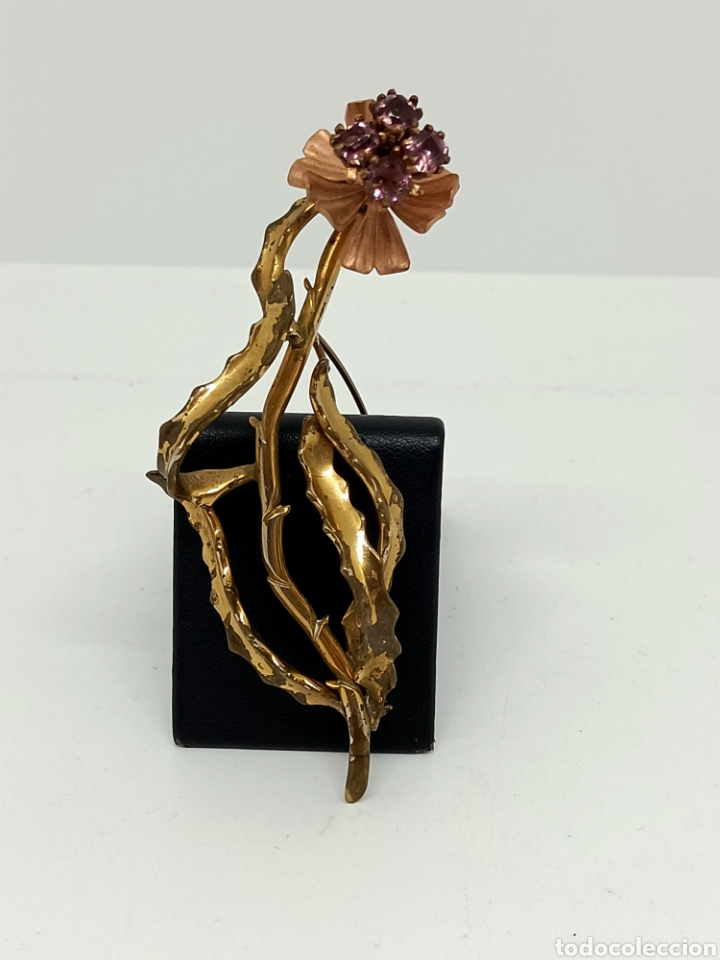 Joyeria: Broche antiguo metal platedao - Foto 1