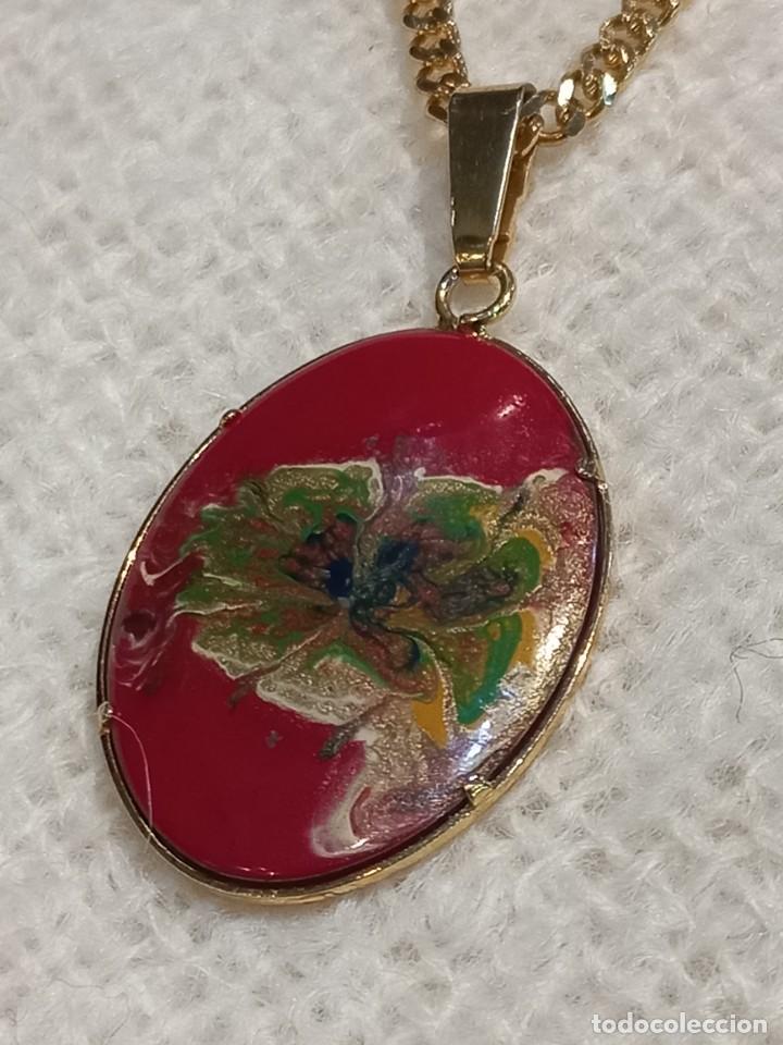 Joyeria: COLGANTE (ESMALTE-GRANATE-OVALADO) cadena - Foto 2