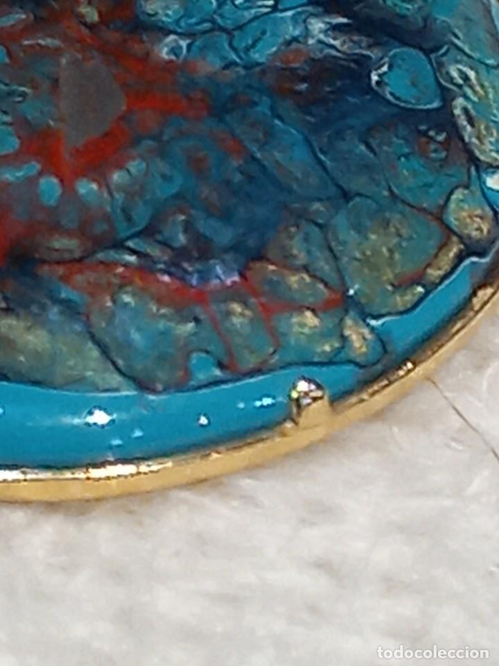 Joyeria: COLGANTE (ESMALTE-TURQUESA-OVALADO) cadena - Foto 4