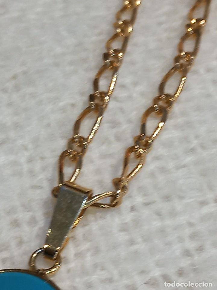 Joyeria: COLGANTE (ESMALTE-TURQUESA-OVALADO) cadena - Foto 5