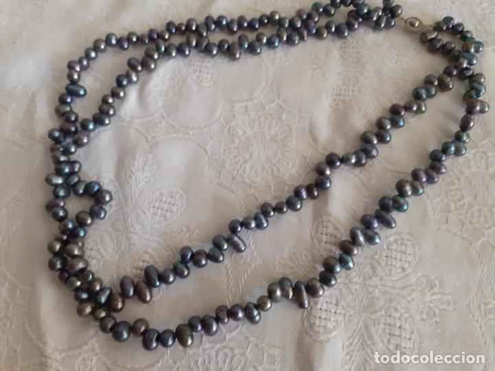 Joyeria: Collar perlas naturales grises - Foto 2