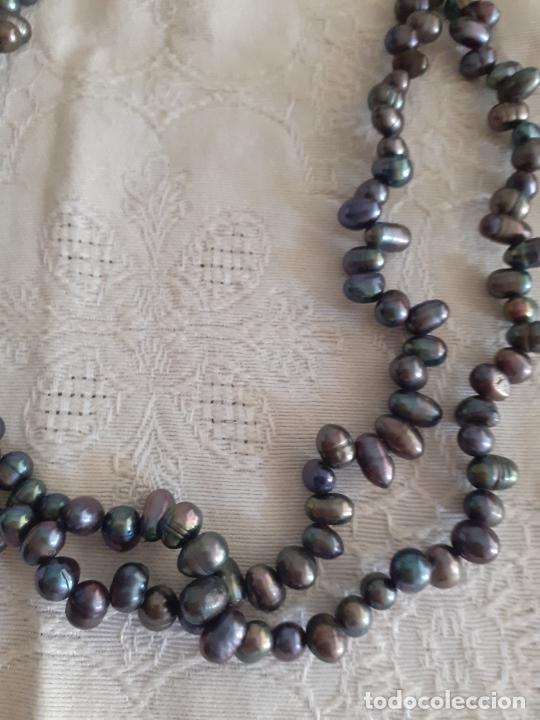 Joyeria: Collar perlas naturales grises - Foto 4
