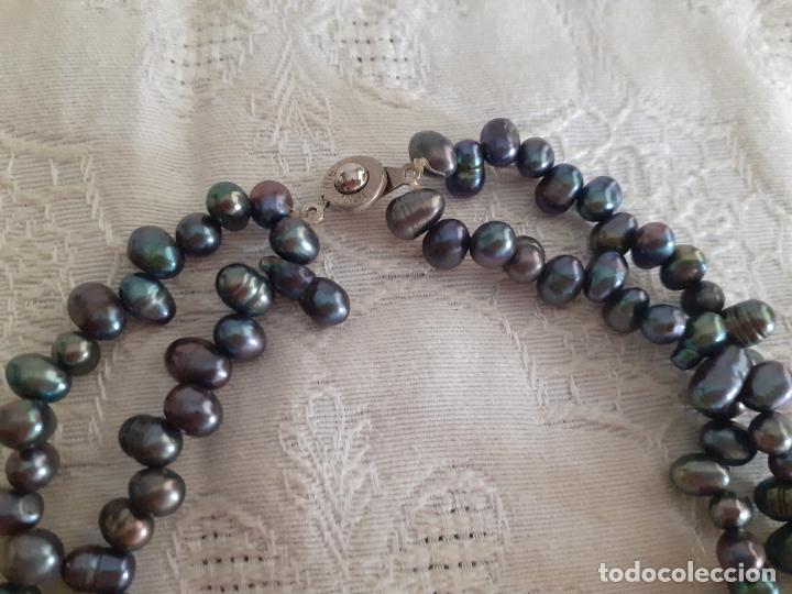 Joyeria: Collar perlas naturales grises - Foto 5
