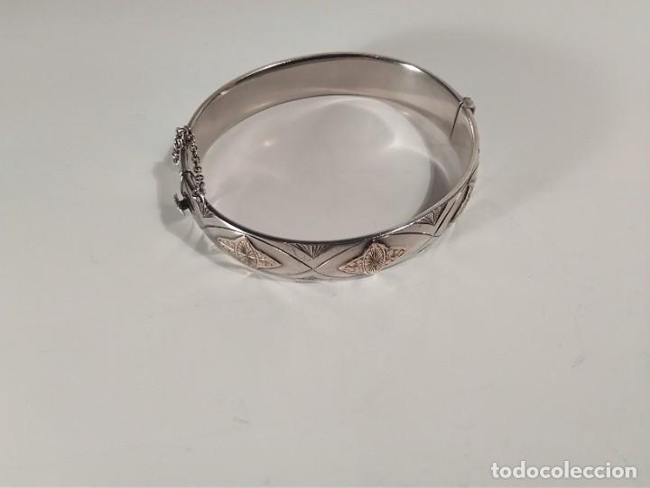 Joyeria: Brazalete o pulsera en oro y plata de ley. CSC & Co - Foto 3