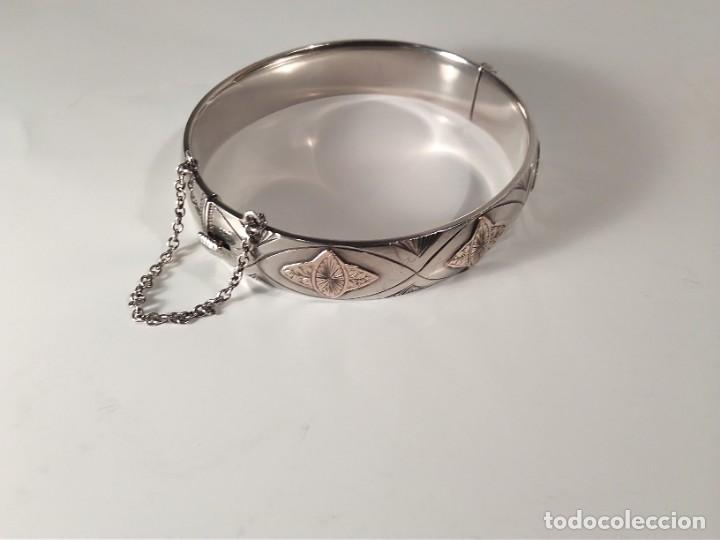 Joyeria: Brazalete o pulsera en oro y plata de ley. CSC & Co - Foto 4
