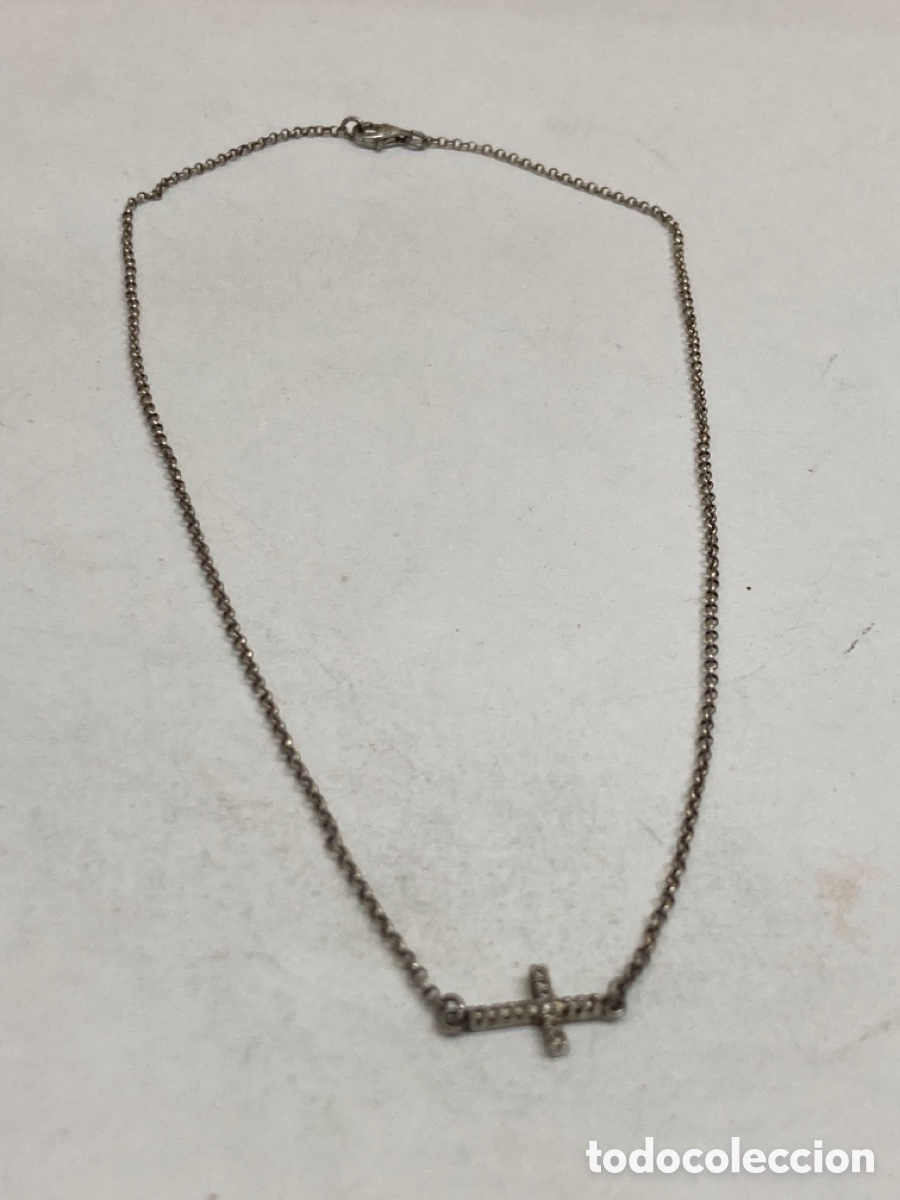 Joyeria: Cadena de plata con cruz - Foto 1