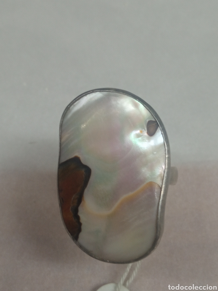 Joyeria: Sortija plata y nacar + - Foto 1