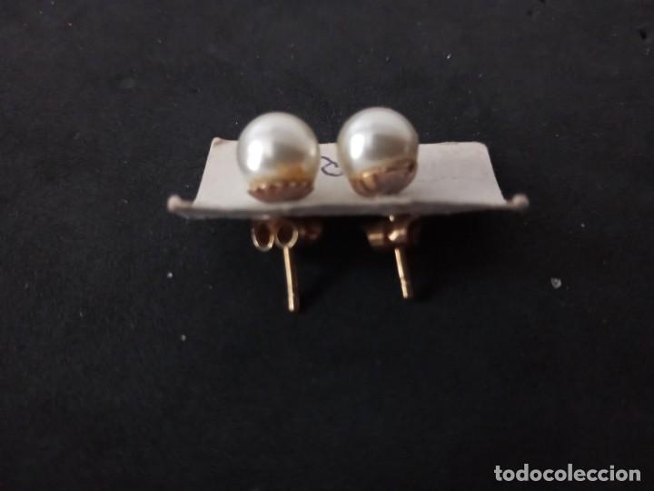 Joyeria: PRECIOSOS PENDIENTES DE ORO 750 Y PERLAS ANTIGUOS