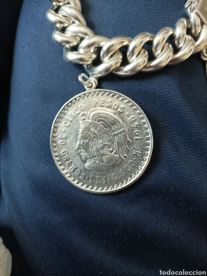 Joyeria: Pulsera de plata y monedas - Foto 3