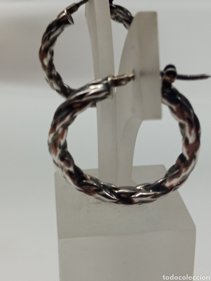 Joyeria: Pendiente plata + - Foto 2