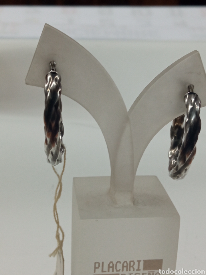 Joyeria: Pendiente plata + - Foto 1