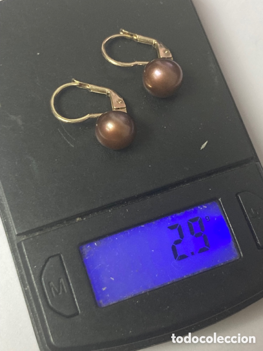 Joyeria: Pendientes plata y perla /P170 - Foto 6