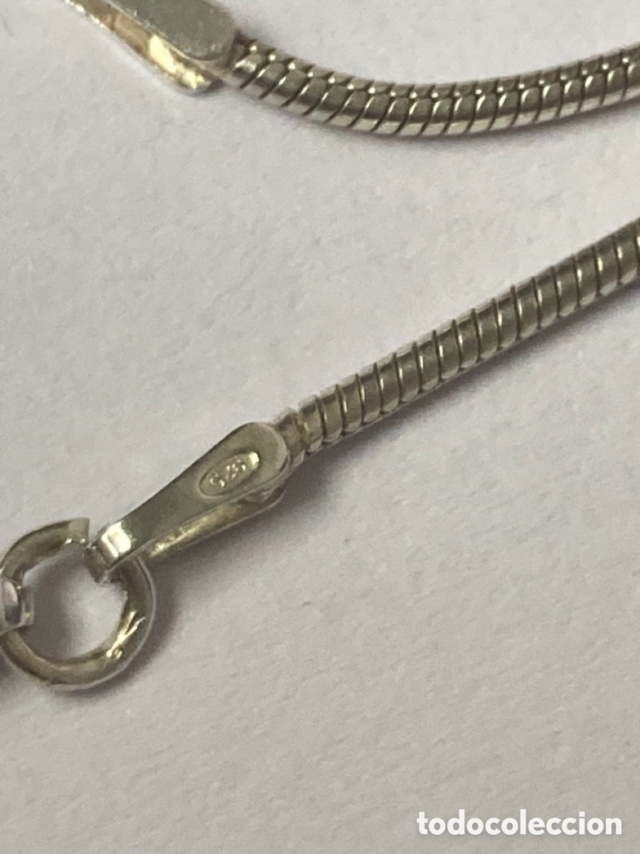 Joyeria: Gargantilla con centro de coraz&oacute;n de plata /CC18 - Foto 5