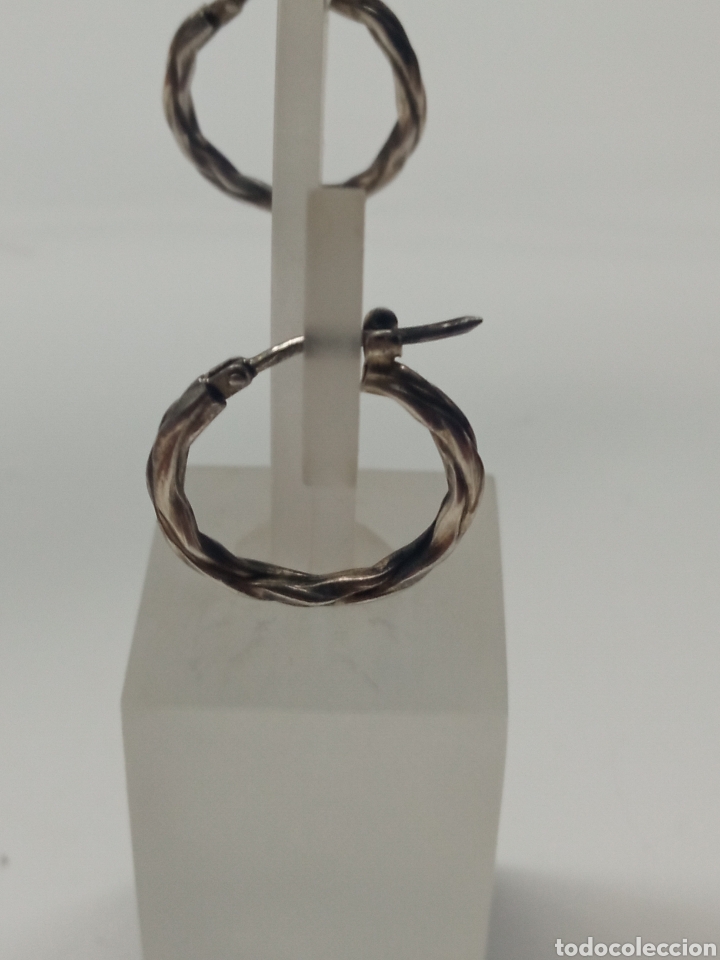 Joyeria: Pendiente plata + - Foto 2