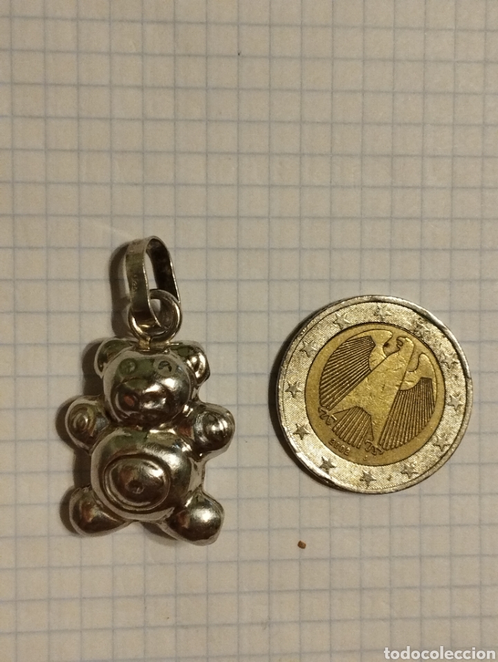 Joyeria: Colgante de plata forma oso - Foto 1