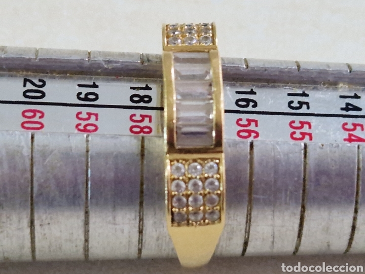 Joyeria: ANILLO ORO 18K CON CIRCONITAS - Foto 2