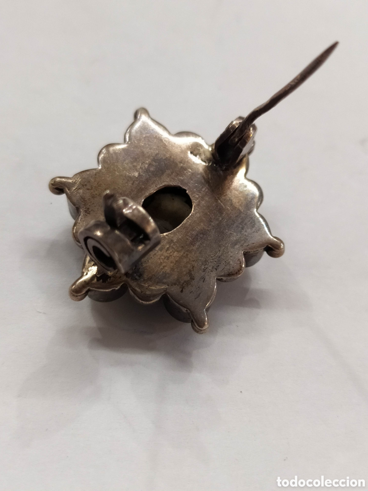 Joyeria: Broche de Labradorita, plata y perlas. - Foto 2