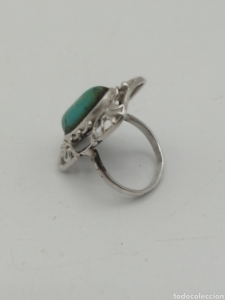 Joyeria: Anillo plata de ley y turquesa - Foto 5