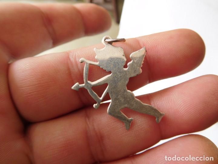Joyeria: Colgante vintage de plata cupido - Foto 2