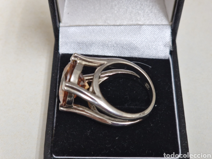 Joyeria: INCRE&Iacute;BLE ANILLO PLATA 925 CON CIRCON NARANJA INTENSO - Foto 5