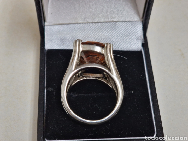 Joyeria: INCRE&Iacute;BLE ANILLO PLATA 925 CON CIRCON NARANJA INTENSO - Foto 4
