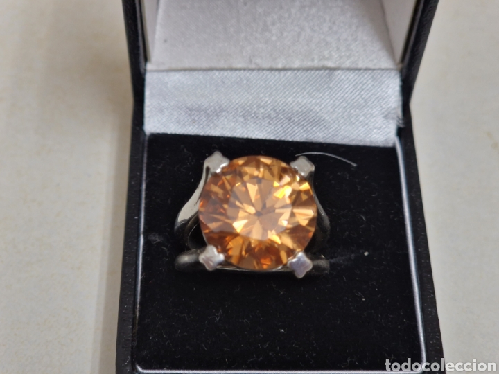 Joyeria: INCRE&Iacute;BLE ANILLO PLATA 925 CON CIRCON NARANJA INTENSO - Foto 7