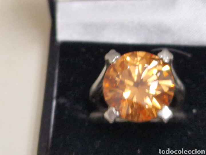 Joyeria: INCRE&Iacute;BLE ANILLO PLATA 925 CON CIRCON NARANJA INTENSO - Foto 8