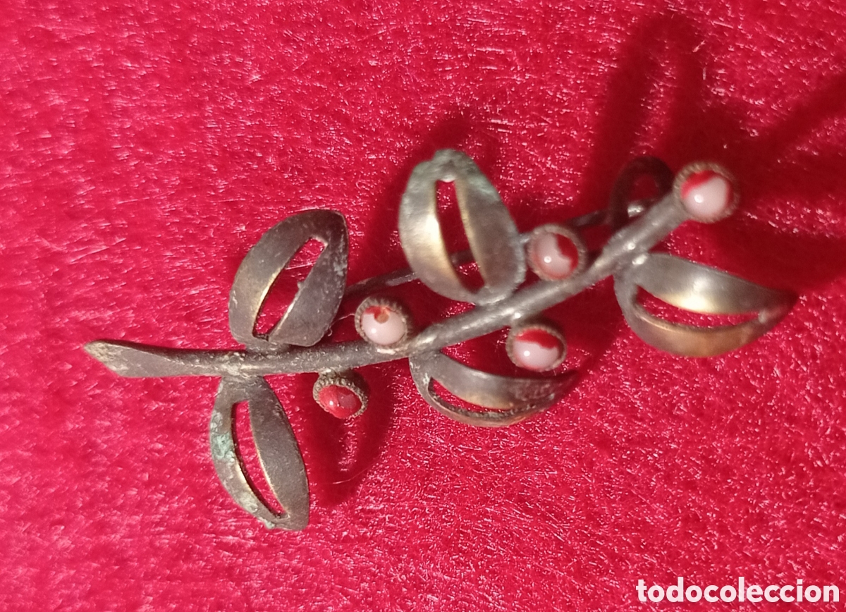 Joyeria: ⚜️ANTIGUO BROCHE DE AGUJA CENTENARIO - Foto 5