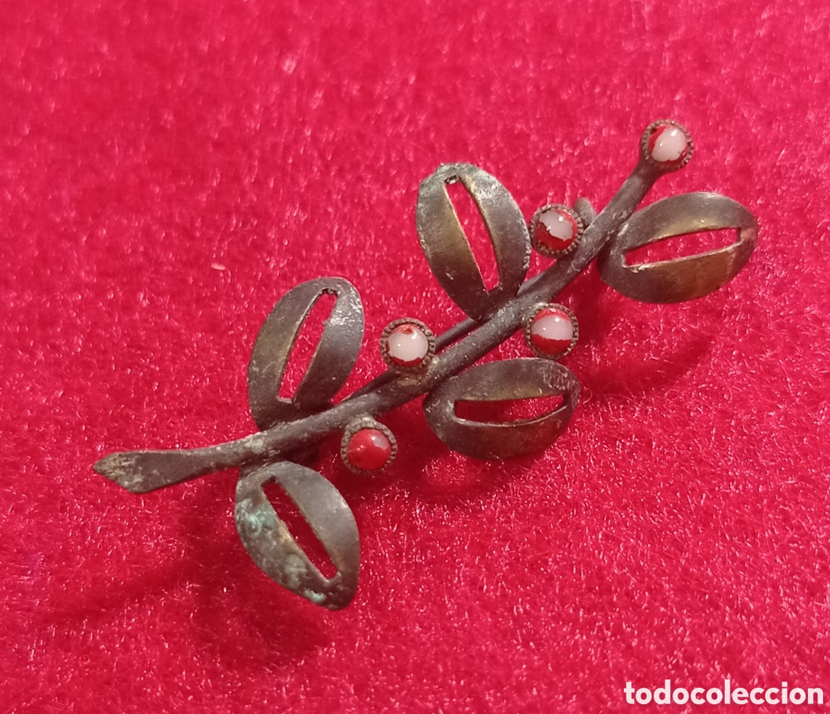 Joyeria: ⚜️ANTIGUO BROCHE DE AGUJA CENTENARIO - Foto 1