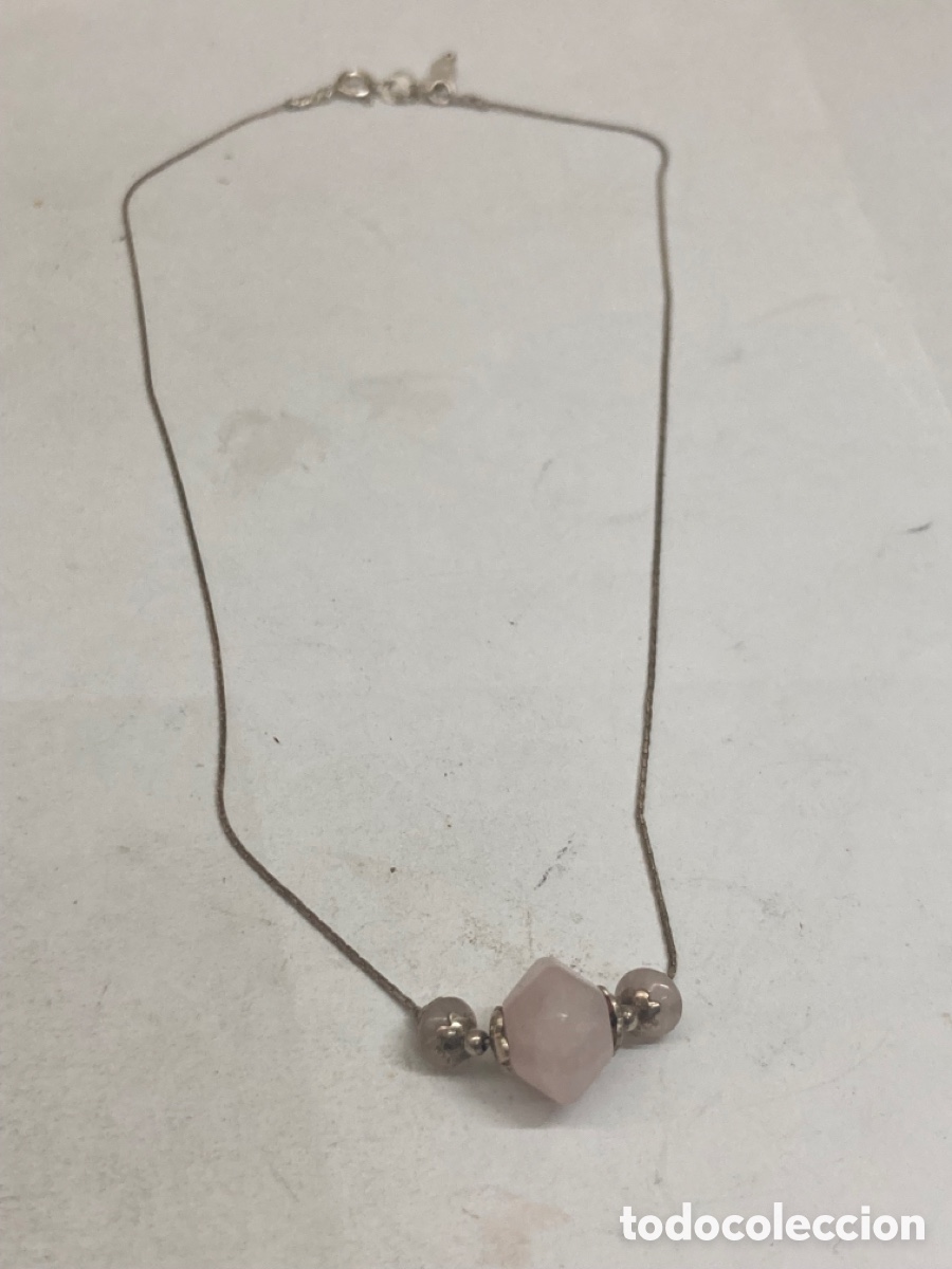 Joyeria: Gargantilla de plata y piedra /CC25 - Foto 1