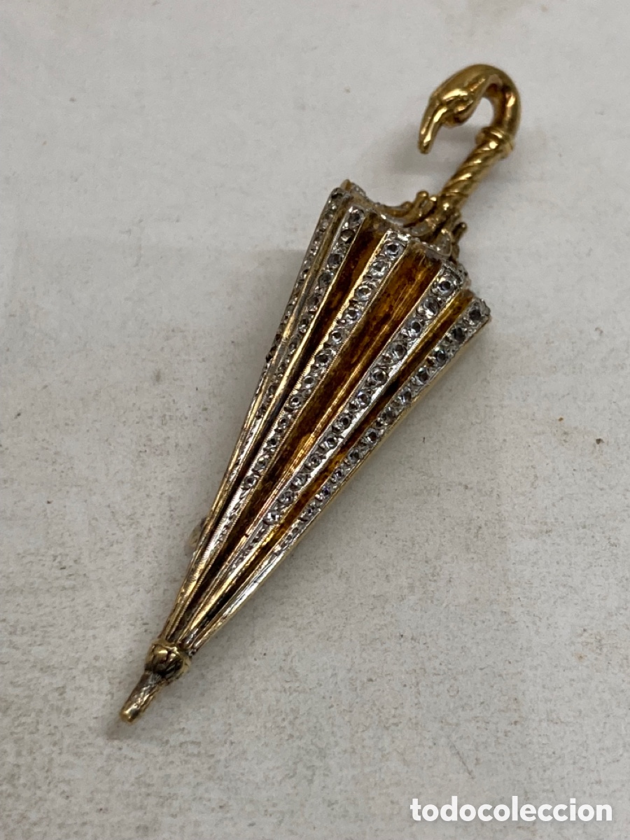 Joyeria: Broche de plata chapada de dise&ntilde;o - Foto 1