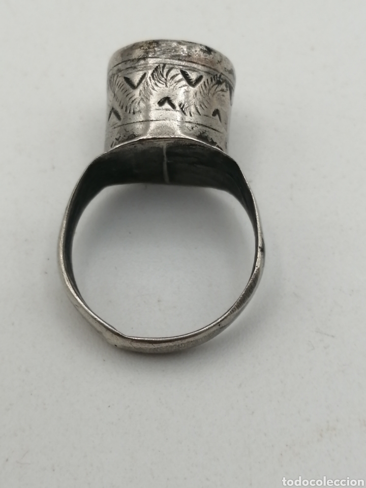 Joyeria: Antiguo anillo plata tuareg - Foto 2