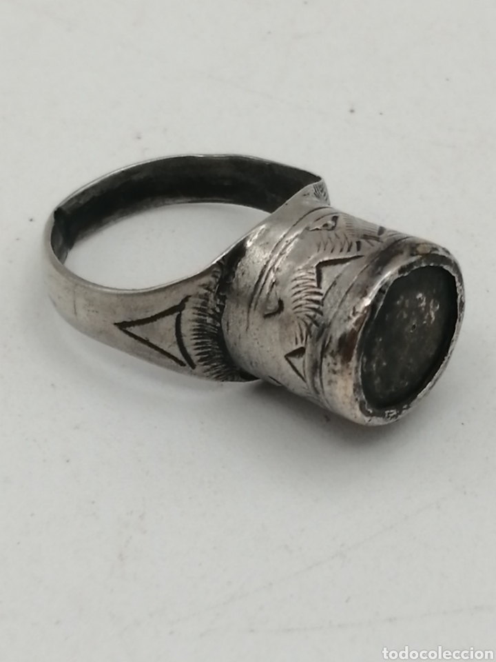 Joyeria: Antiguo anillo plata tuareg - Foto 6