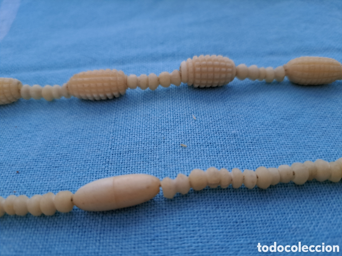 Joyeria: Collar de hueso en forma de mazorcas de ma&iacute;z 1970s - Foto 2